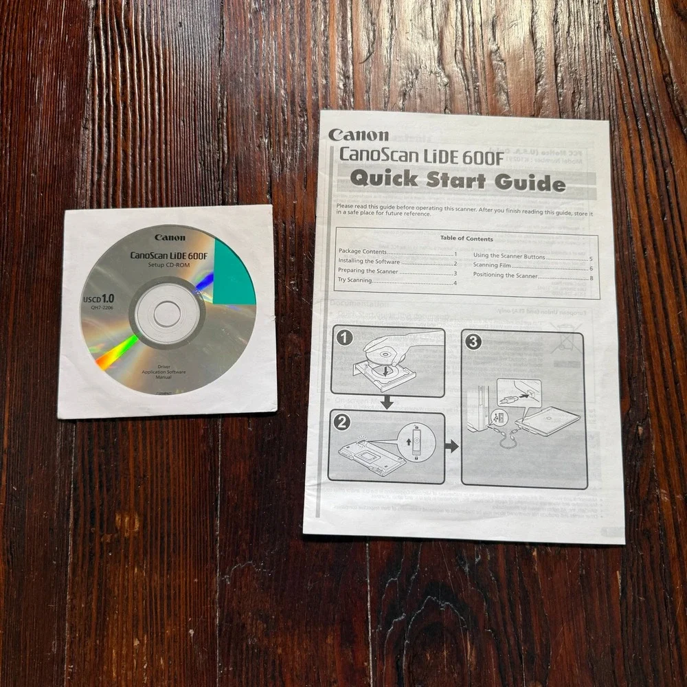 Canon CanoScan LiDE 600F Color Image Scanner Silver 4800x9600 dpi USB Powered